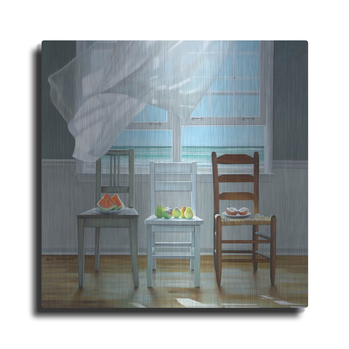 'Beach Therapy' by Karen Hollingsworth – Metal Wall Art