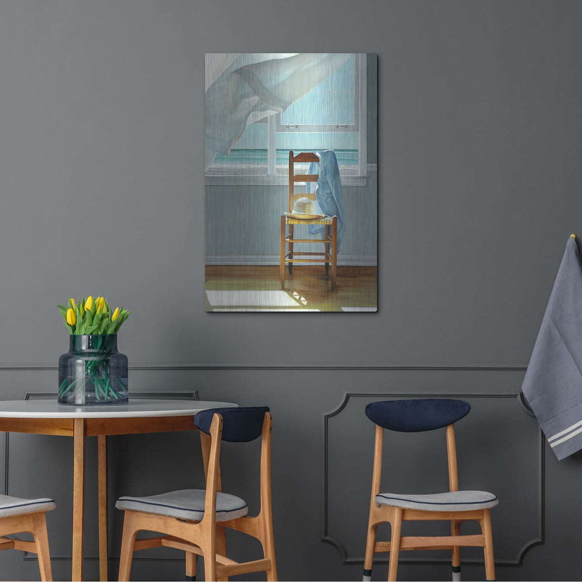 'Deep Breathing' by Karen Hollingsworth – Metal Wall Art, 24x36 room view