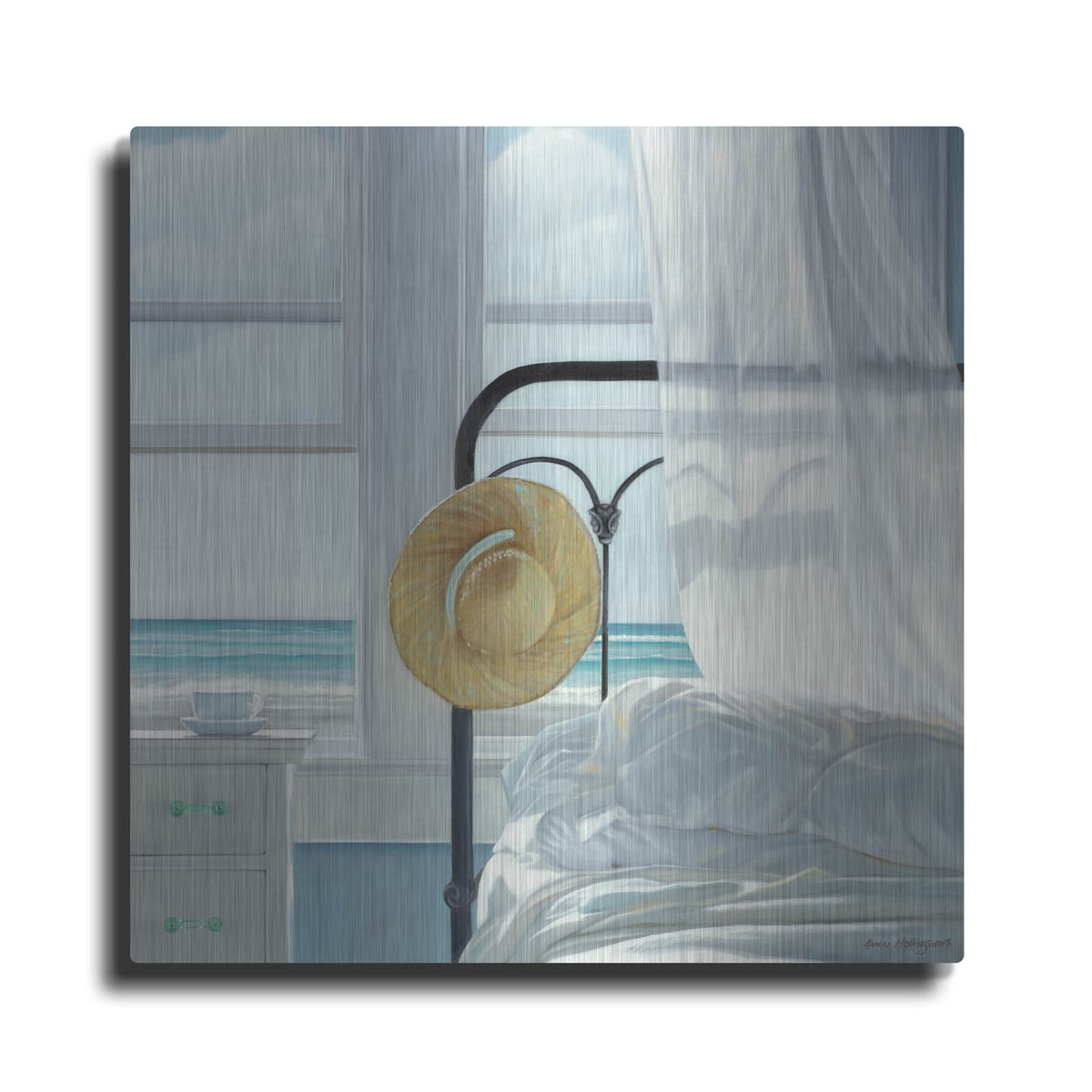 'Sand in the Sheets' by Karen Hollingsworth – Metal Wall Art