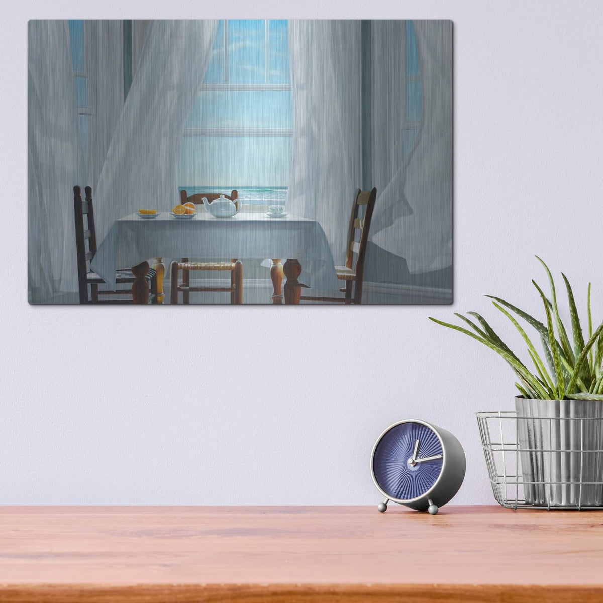 'Becoming Centered' by Karen Hollingsworth – Metal Wall Art, 16x12 room view