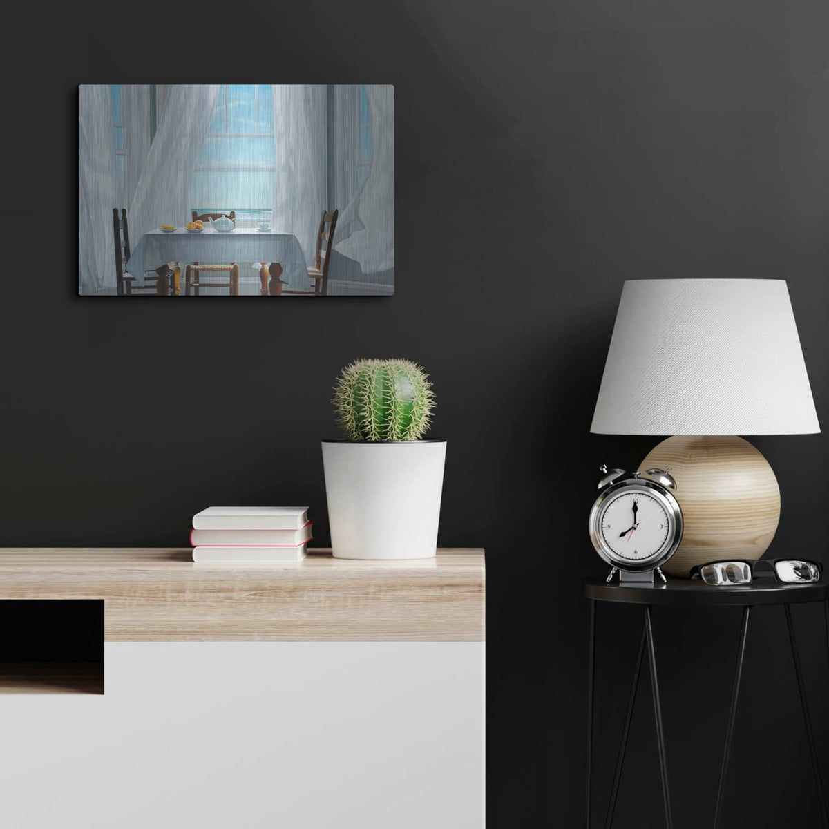 'Becoming Centered' by Karen Hollingsworth – Metal Wall Art, 24x16 room view
