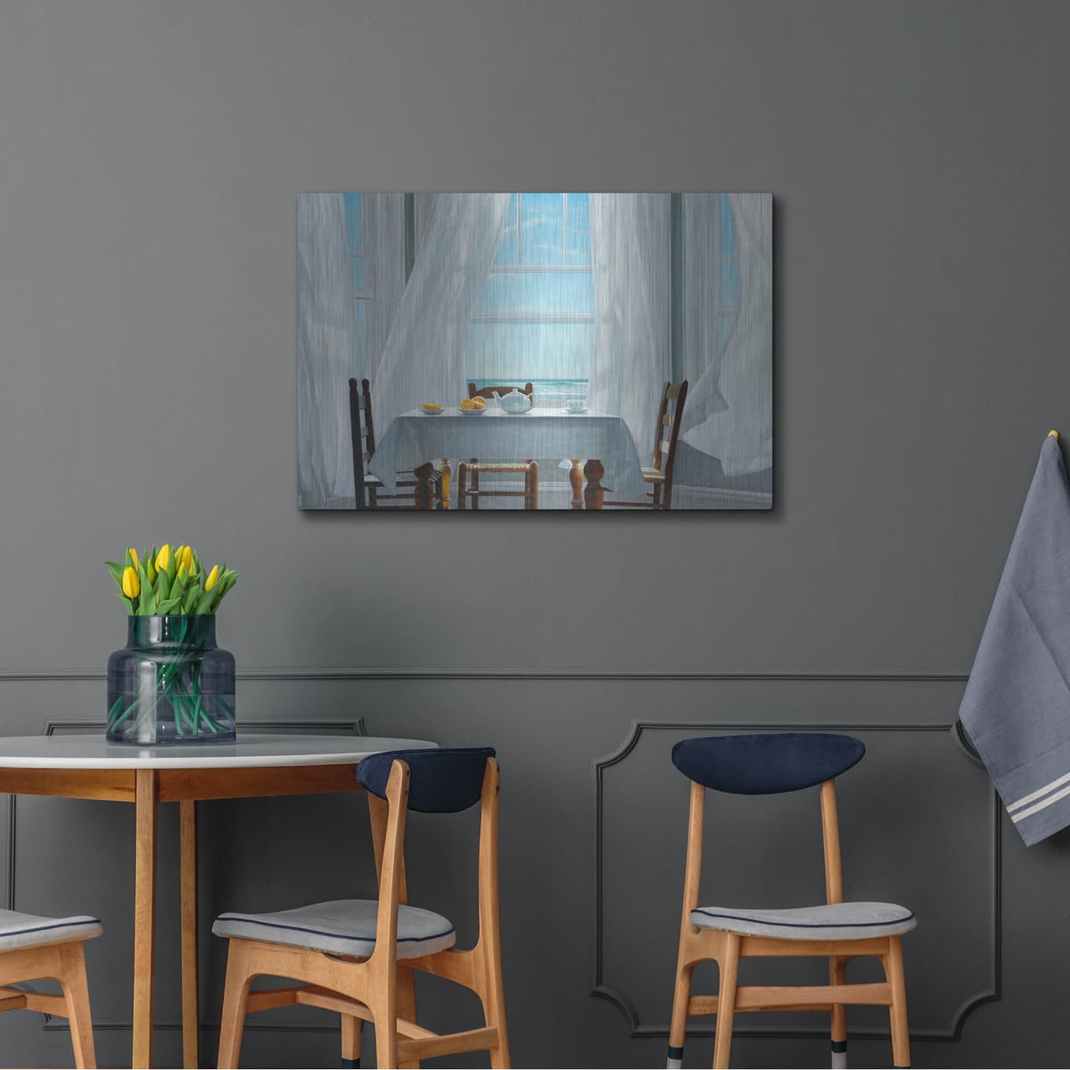 'Becoming Centered' by Karen Hollingsworth – Metal Wall Art, 36x24 room view
