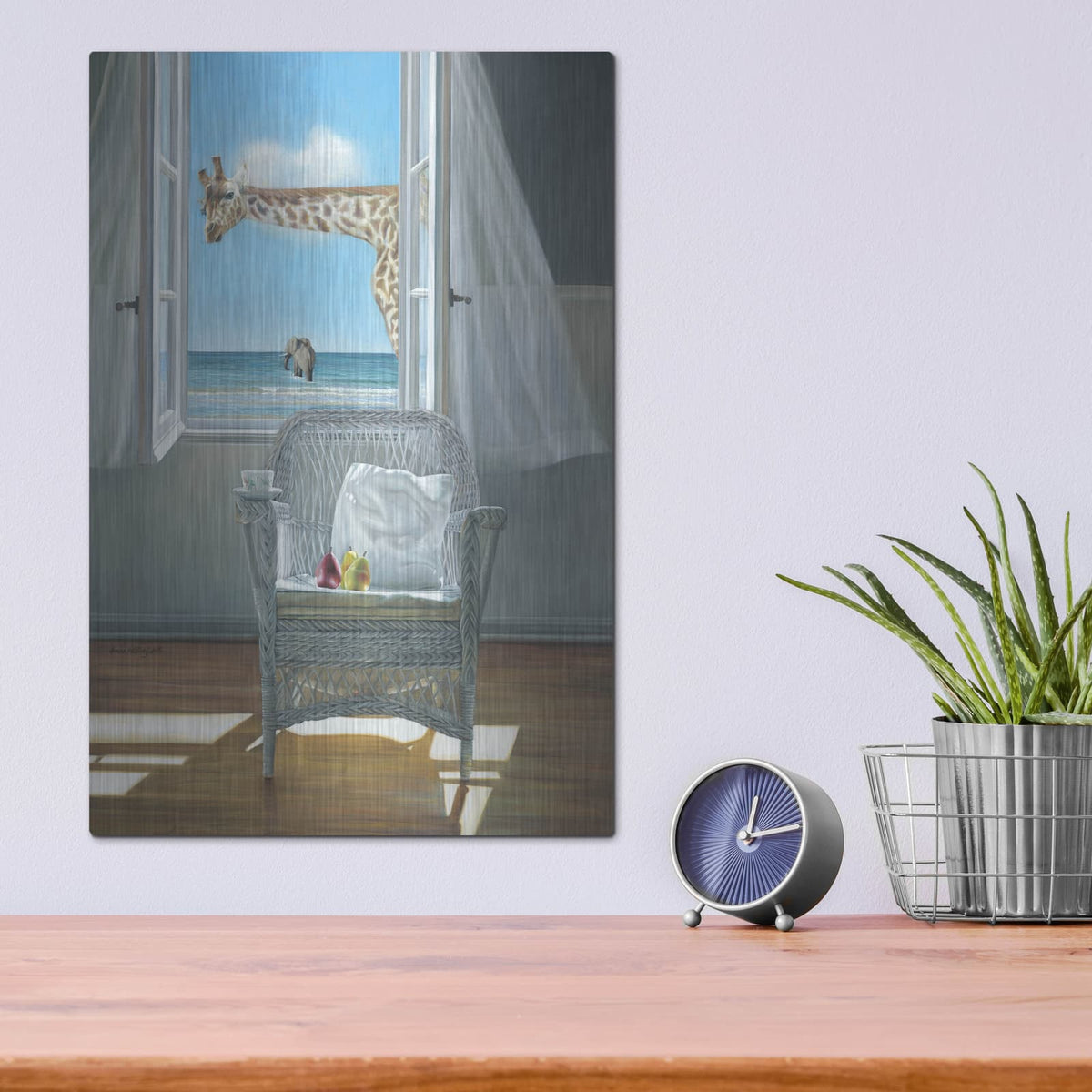 'Rubberneck' by Karen Hollingsworth – Metal Wall Art, 12x16 room view