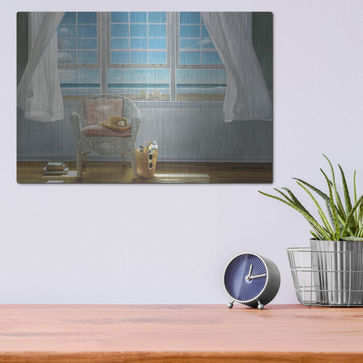 'A Moment's Peace' by Karen Hollingsworth – Metal Wall Art, 16x12 room view