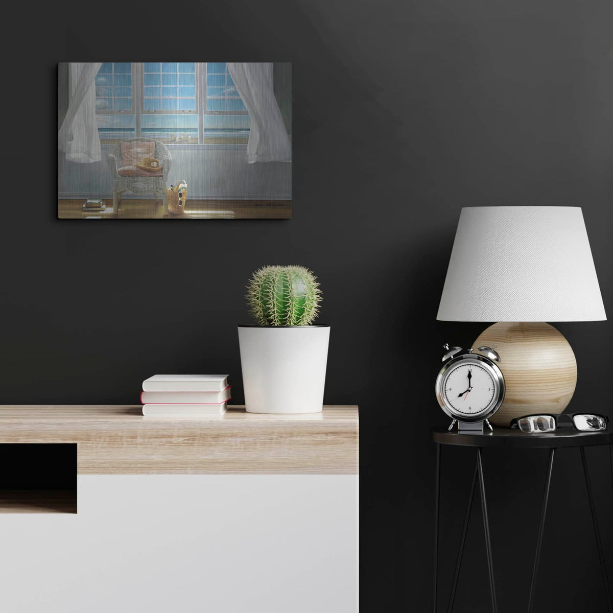 'A Moment's Peace' by Karen Hollingsworth – Metal Wall Art, 24x16 room view