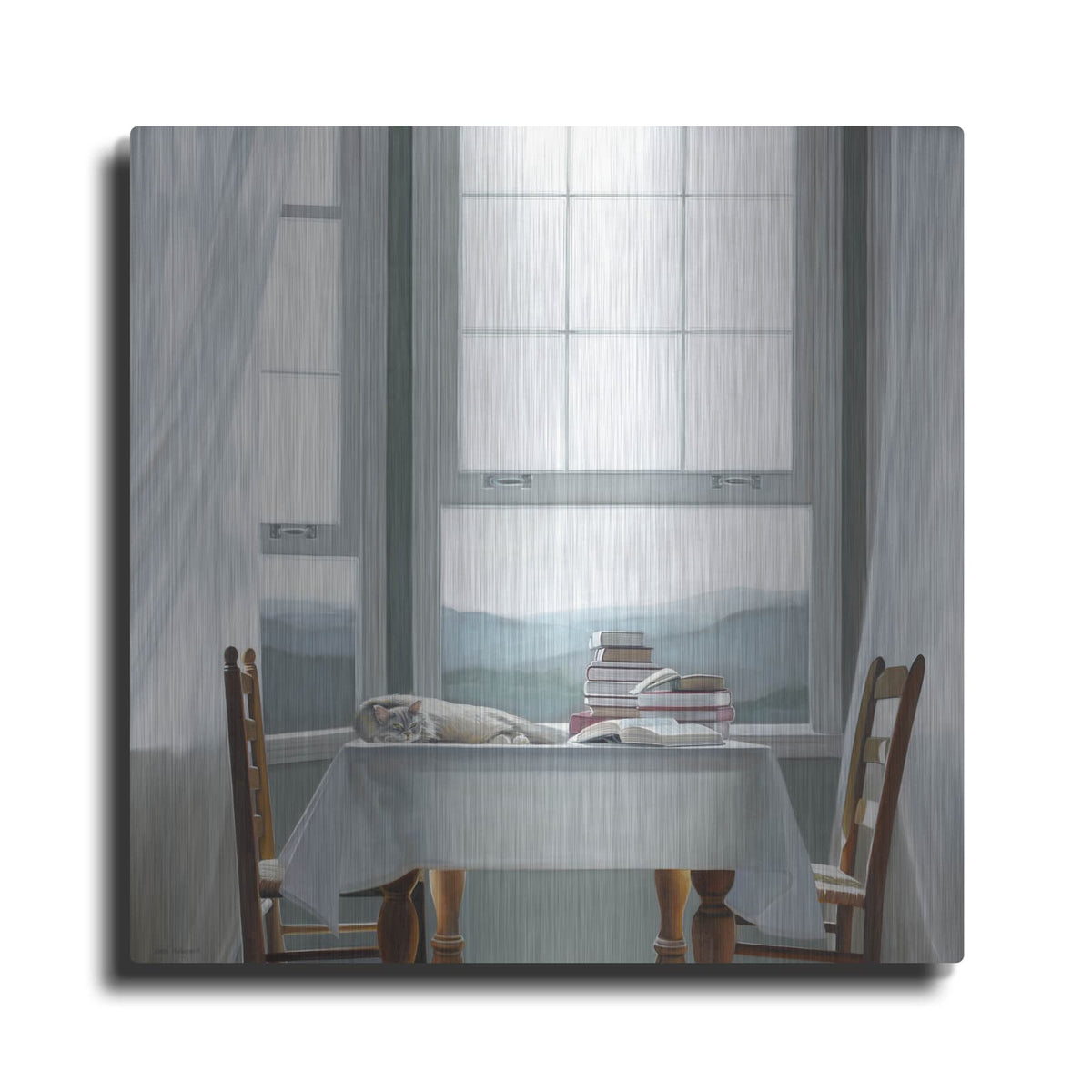 'Accidental Scholar' by Karen Hollingsworth – Metal Wall Art