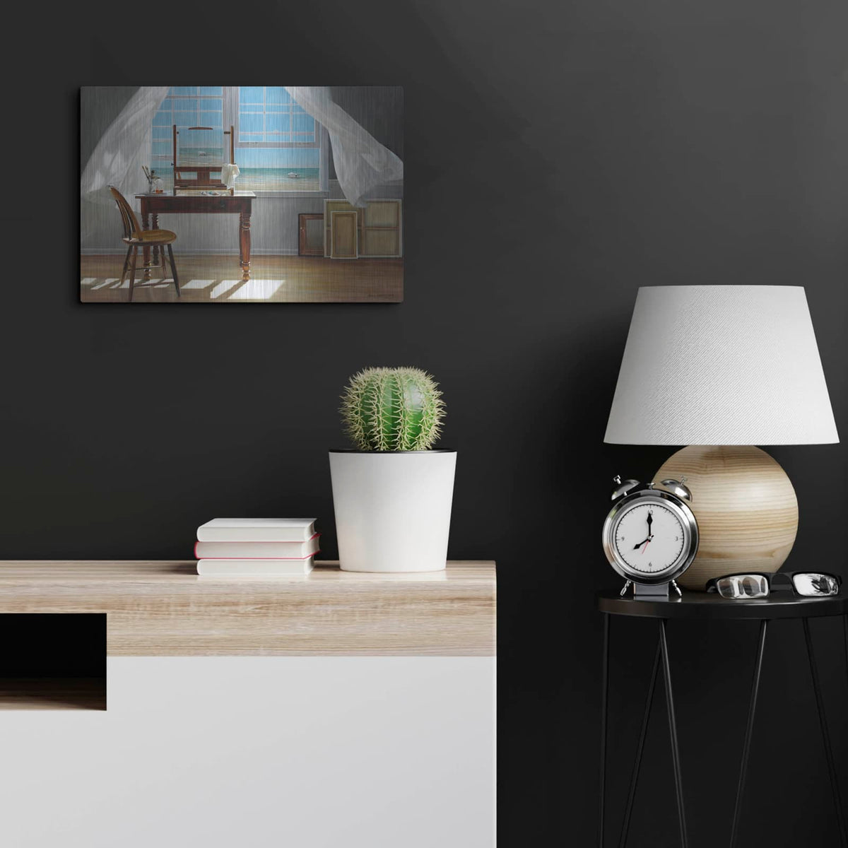 'In Progress' by Karen Hollingsworth – Metal Wall Art, 24x16 room view