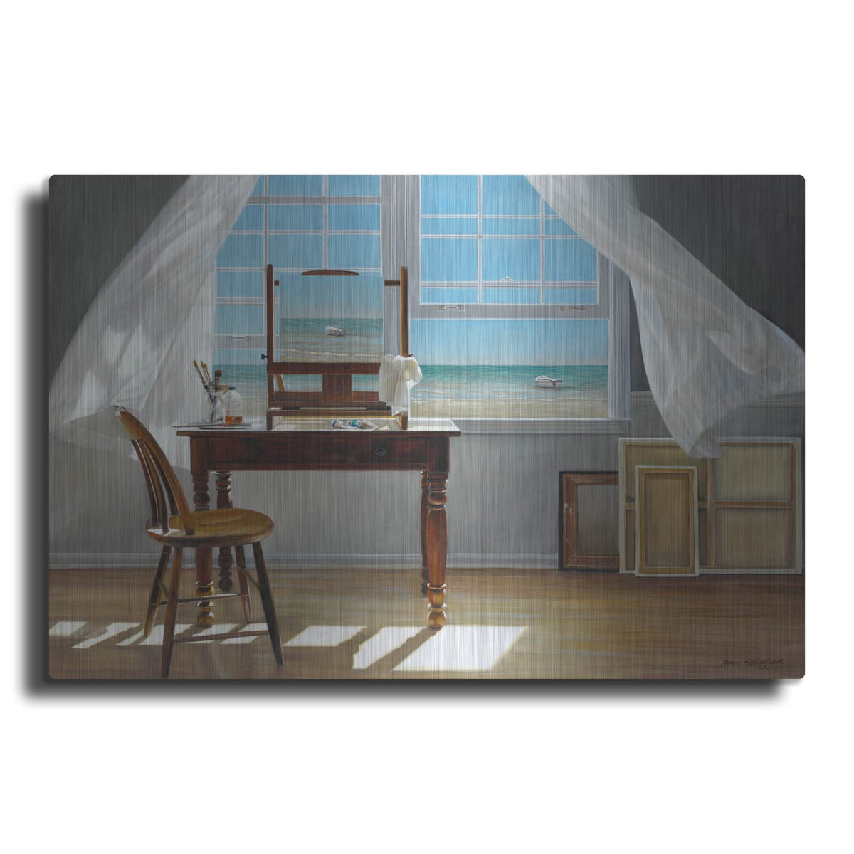 'In Progress' by Karen Hollingsworth – Metal Wall Art