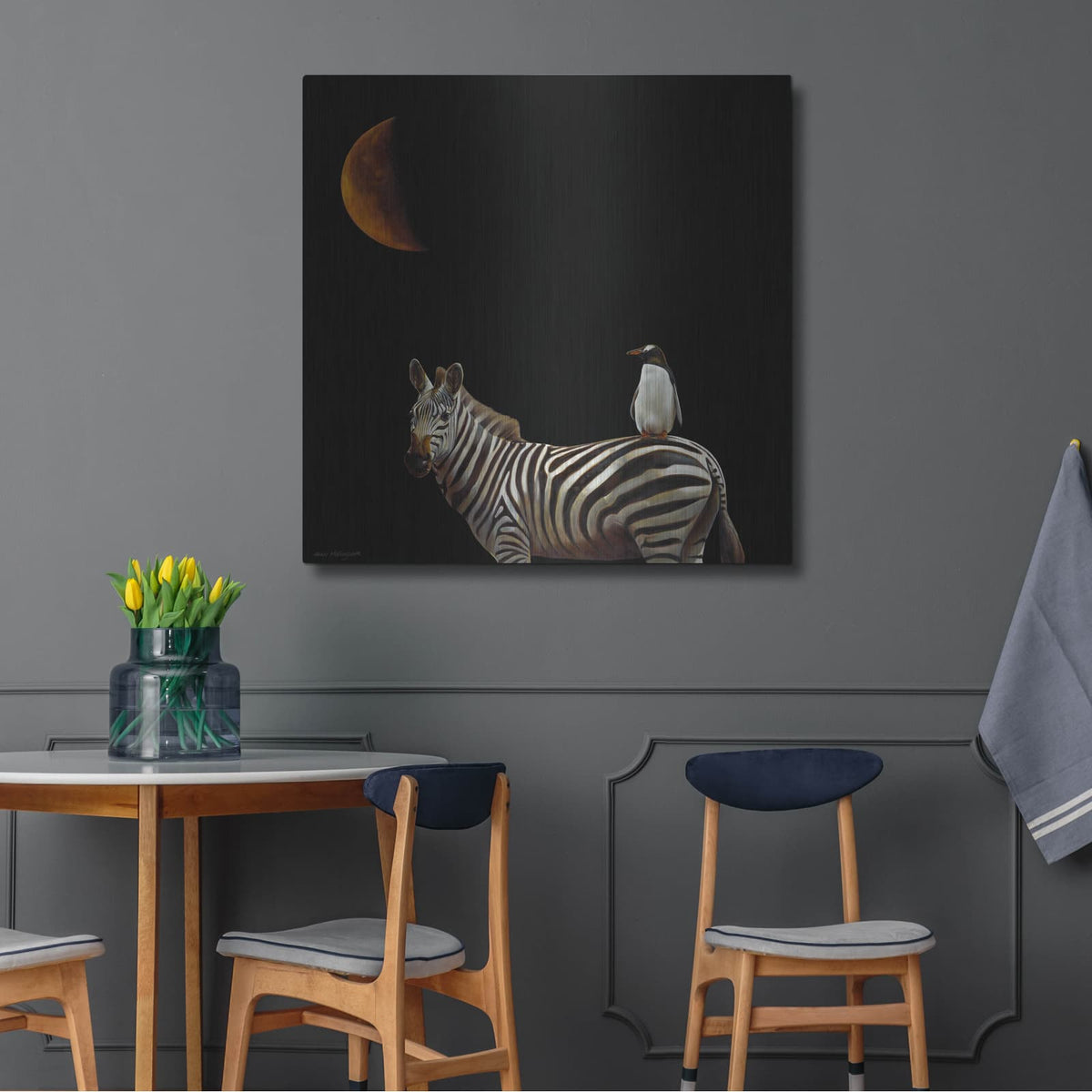 'Pilgrimage' by Karen Hollingsworth – Metal Wall Art, 36x36 room view