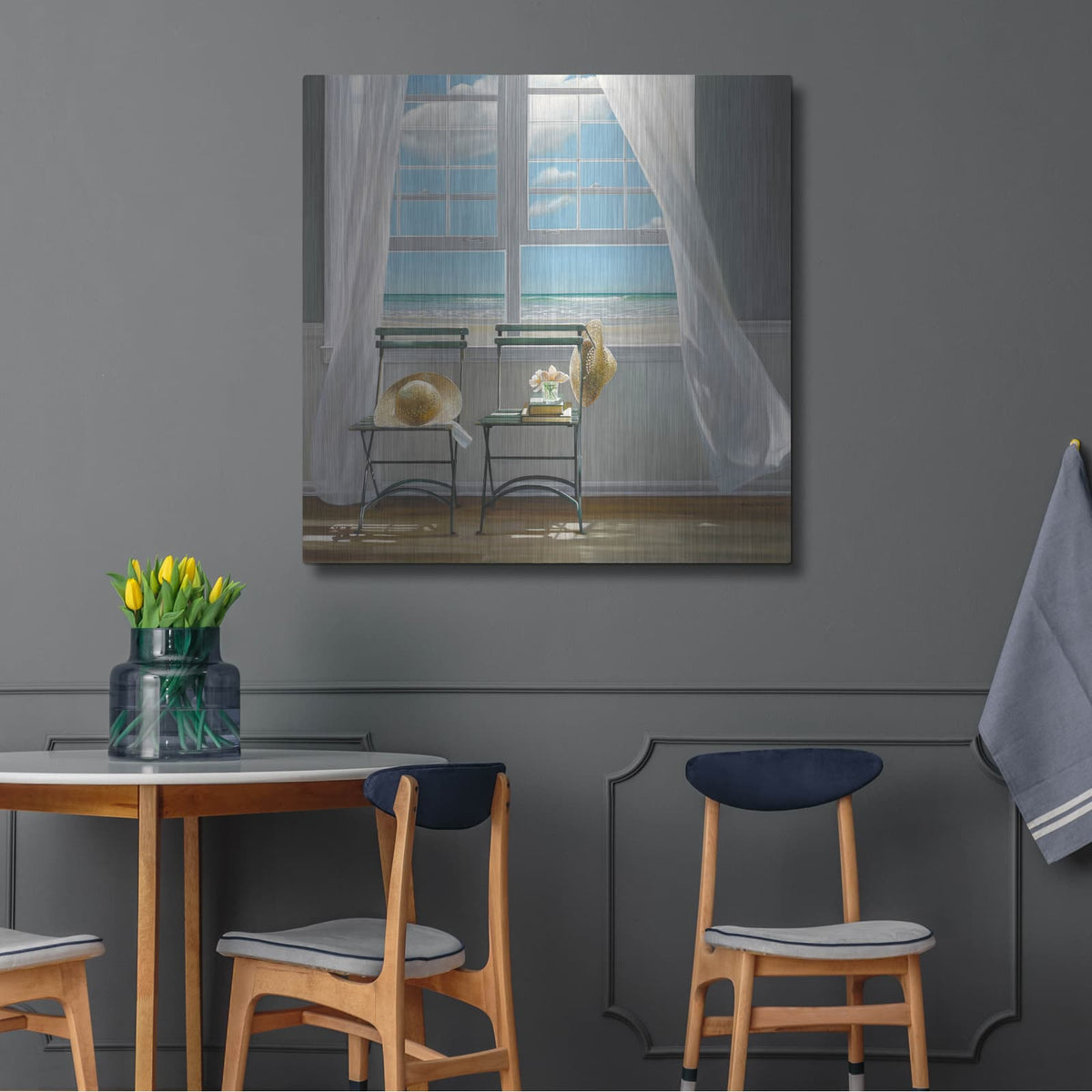 'Slow Motion' by Karen Hollingsworth – Metal Wall Art, 36x36 room view