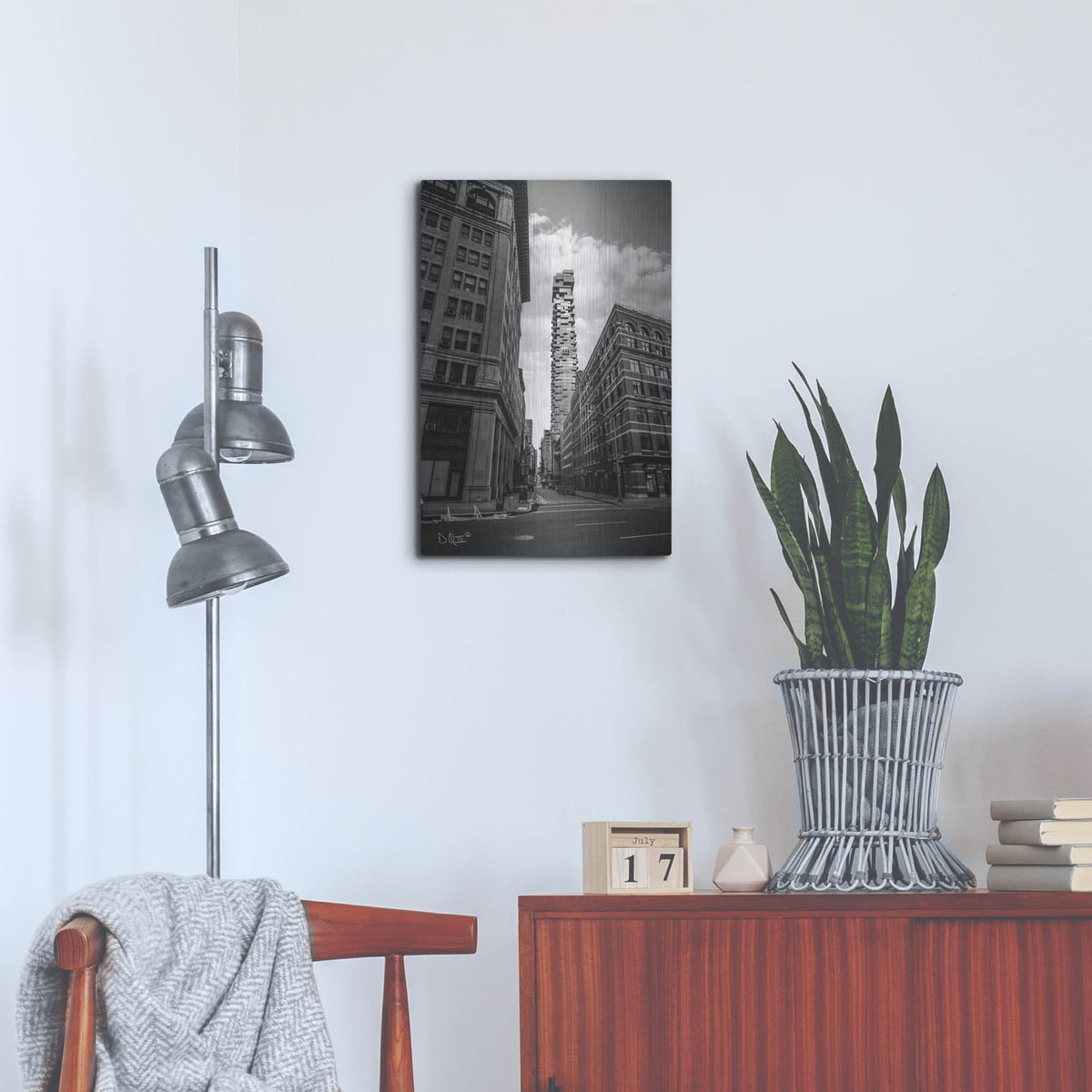 'Puzzling' by Donnie Quillen – Metal Wall Art, 16x24 room view
