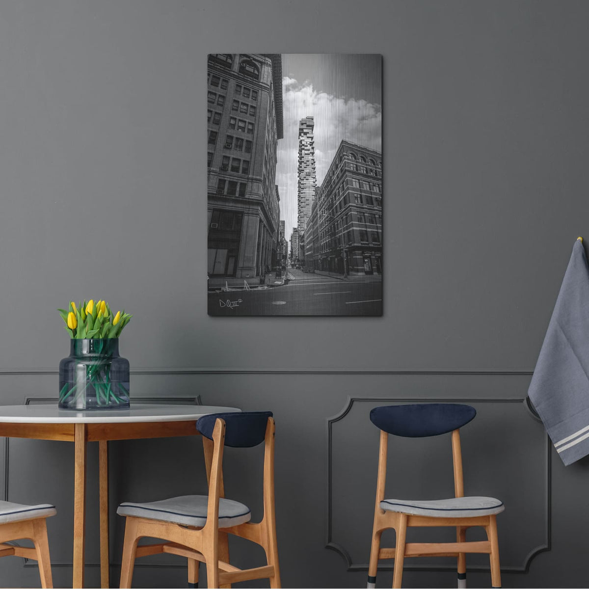 'Puzzling' by Donnie Quillen – Metal Wall Art, 24x36 room view