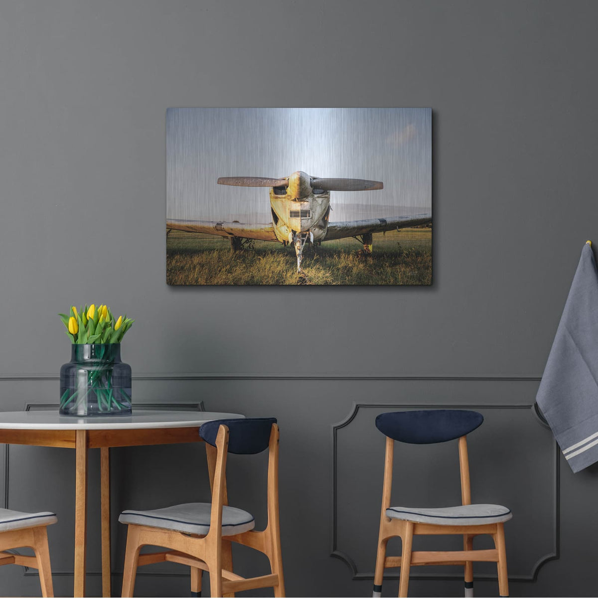 'Last Flight I Hold' by Donnie Quillen – Metal Wall Art, 36x24 room view