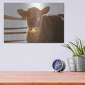 'Baby Cow II' by Donnie Quillen – Metal Wall Art, 16x12 room view
