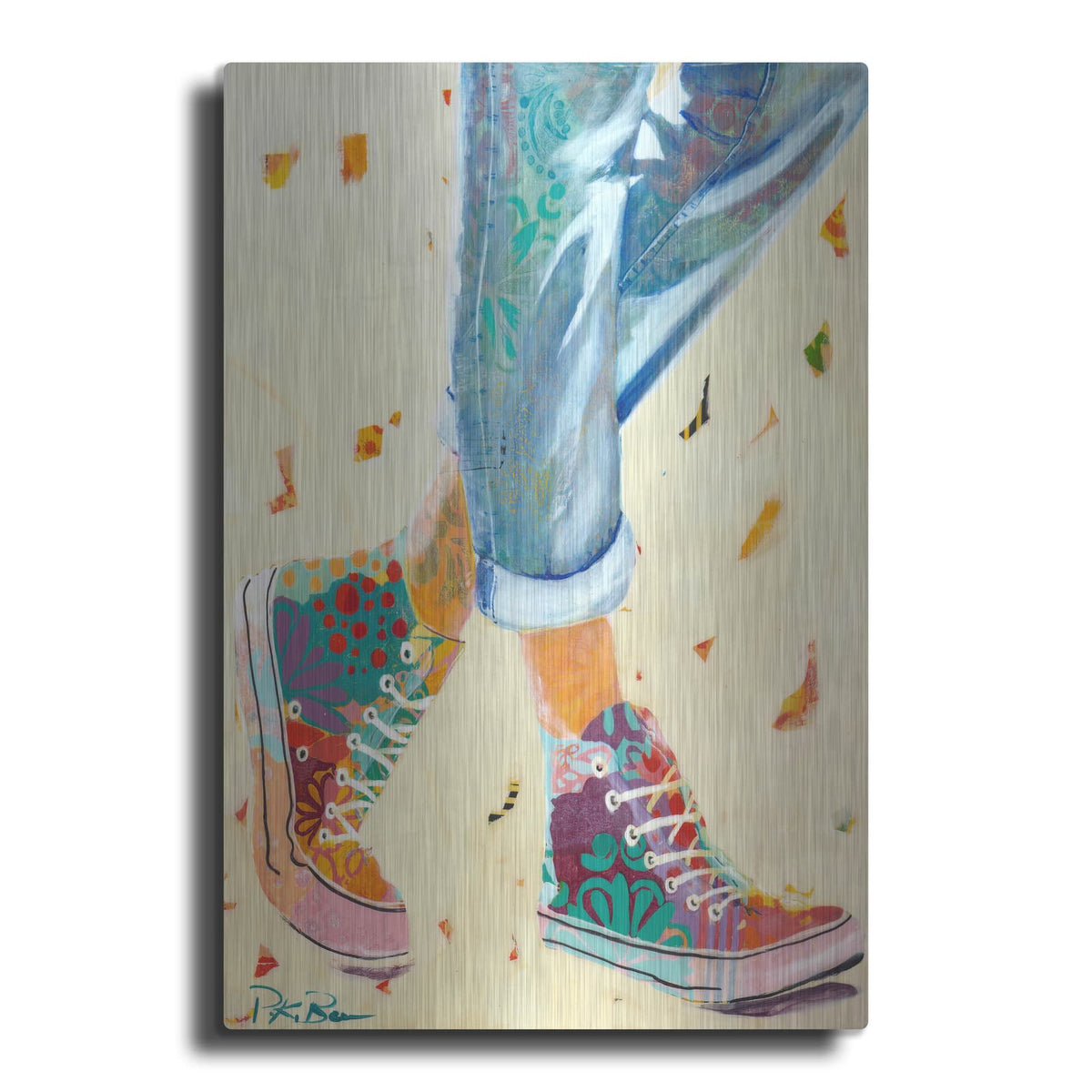 'High Tops' by Pamela Beer – Metal Wall Art