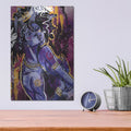 'Black Love' by Justin Copeland – Metal Wall Art, 12x16 room view