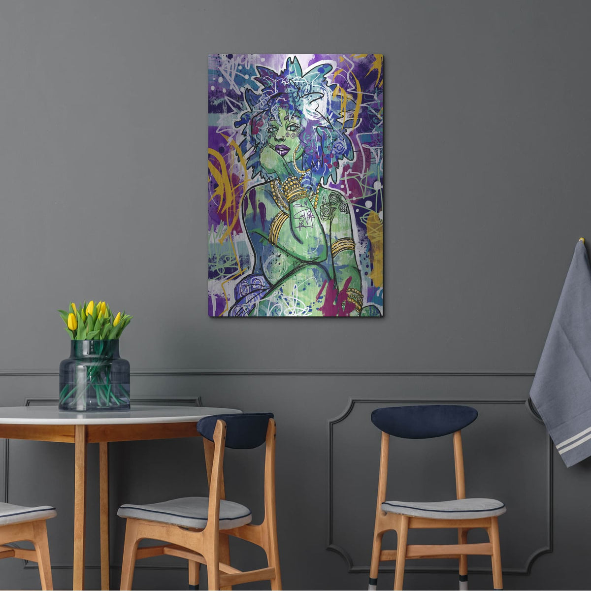 'Subira' by Justin Copeland – Metal Wall Art, 24x36 room view