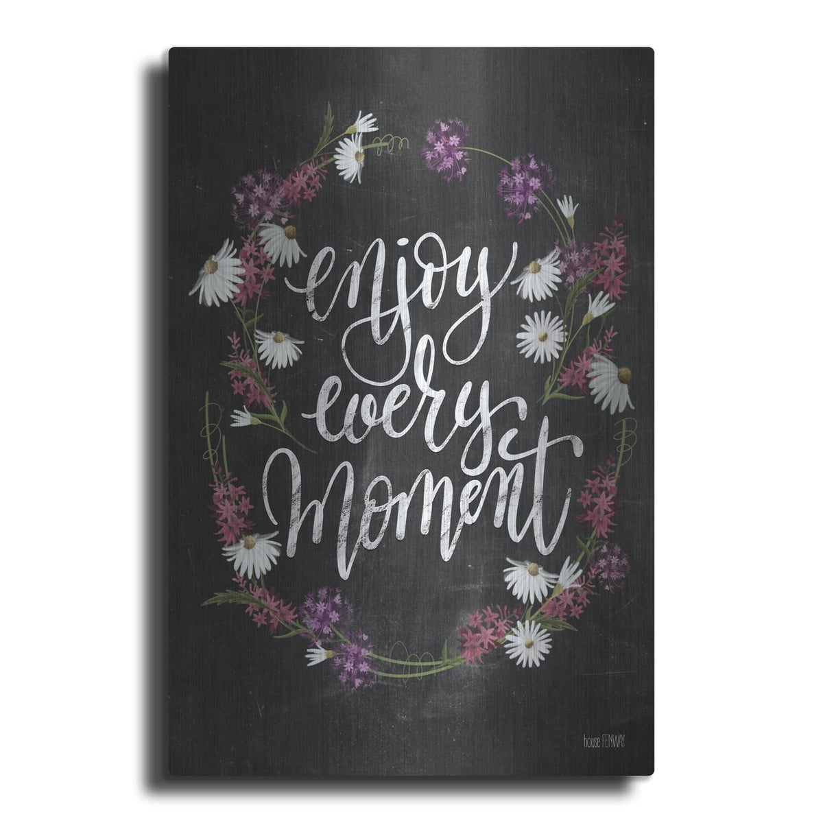 'Enjoy Every Moment' by House Fenway – Metal Wall Art