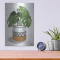 'Monstera Plant' by House Fenway – Metal Wall Art, 12x16 room view