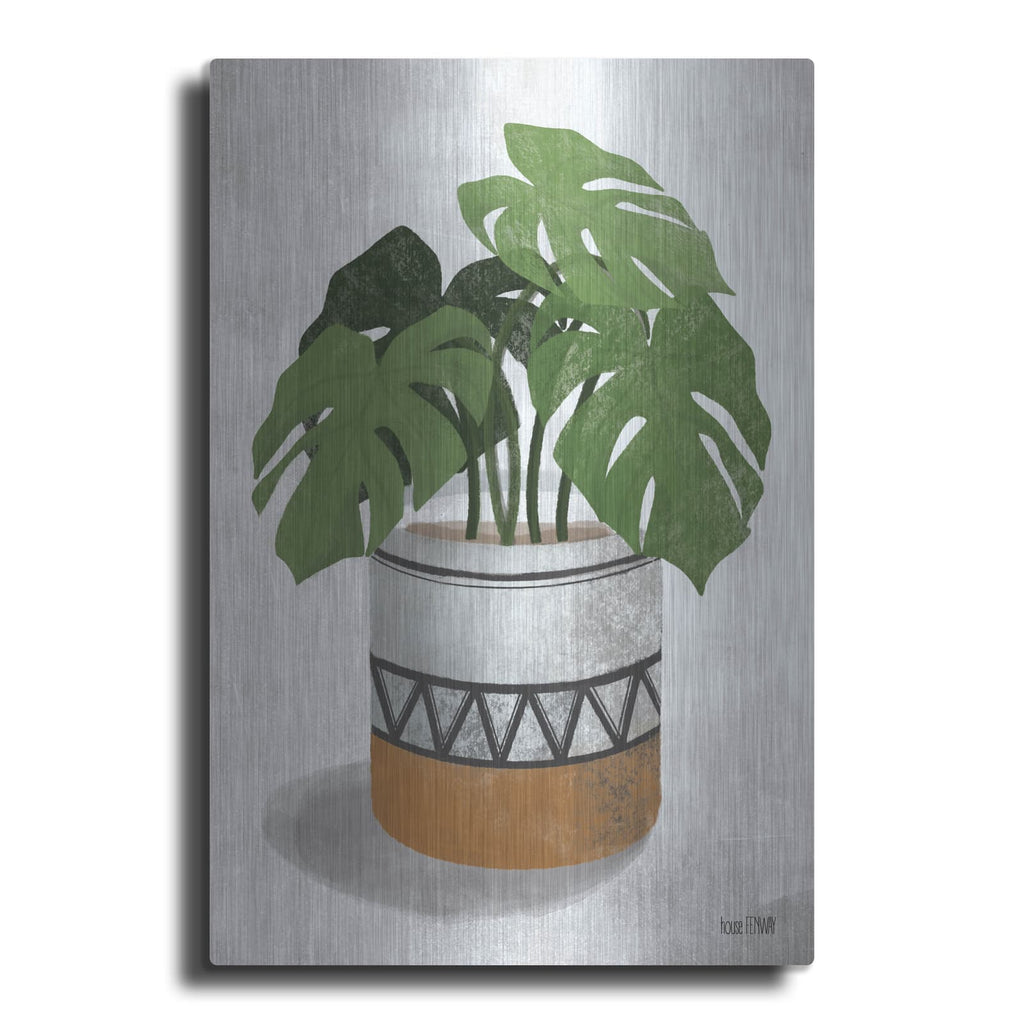 'Monstera Plant' by House Fenway – Metal Wall Art