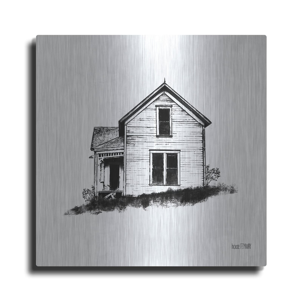 'Farmhouse II' by House Fenway – Metal Wall Art