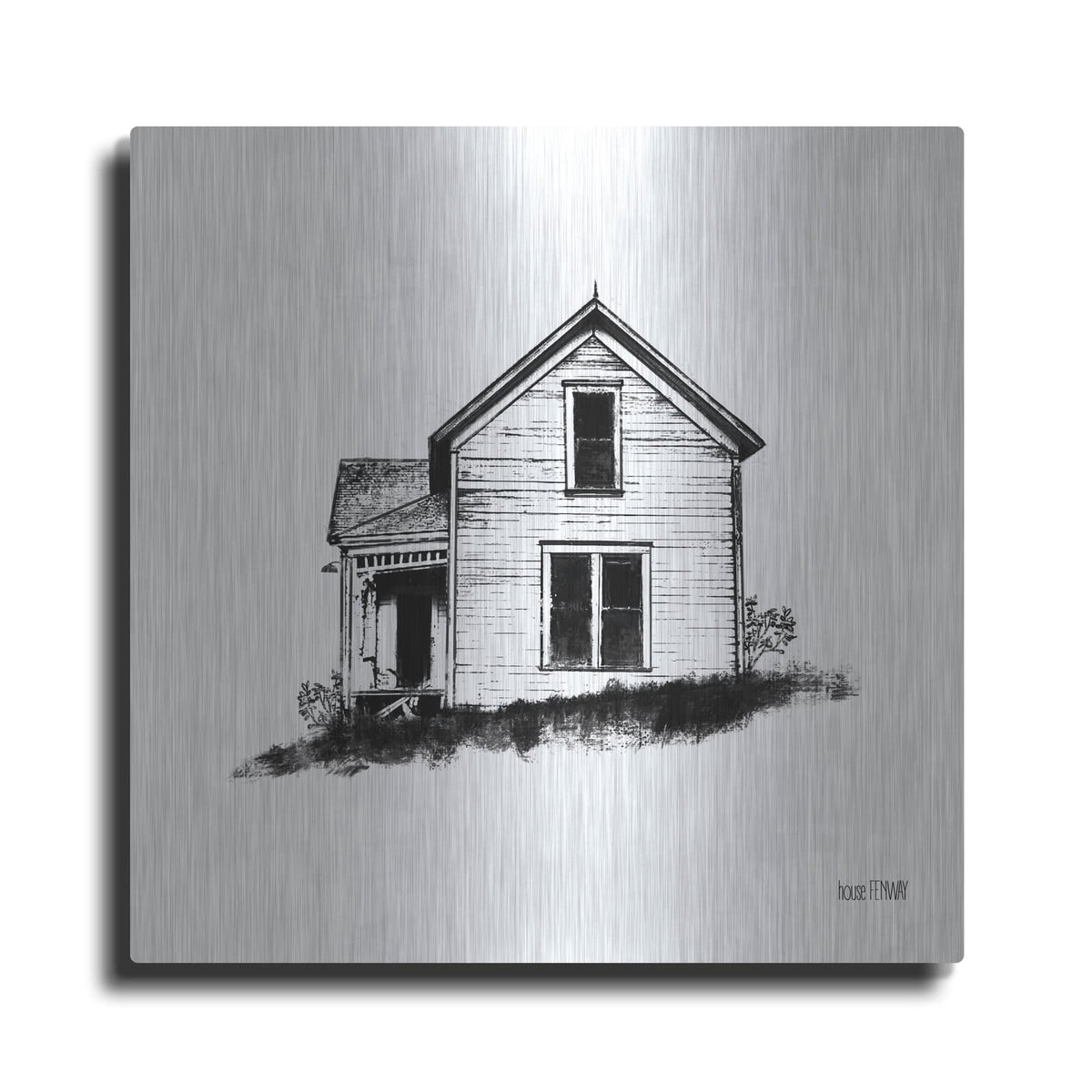 'Farmhouse II' by House Fenway – Metal Wall Art