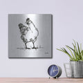 'Farmhouse Chicken' by House Fenway – Metal Wall Art, 12x12 room view