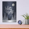 'Silent Night' by House Fenway – Metal Wall Art, 12x16 room view