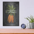 'Fresh Carrots' by House Fenway – Metal Wall Art, 12x16 room view