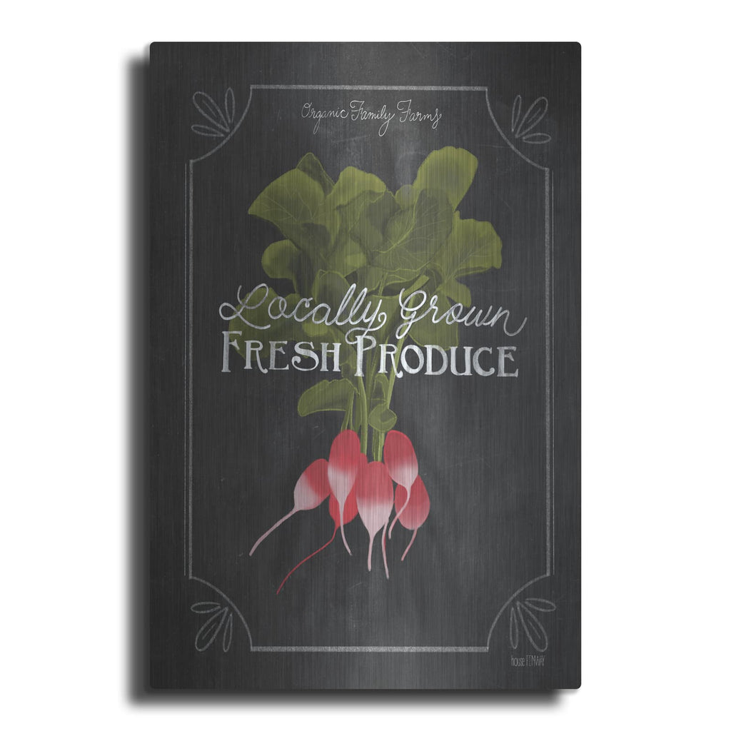 'Fresh Radishes' by House Fenway – Metal Wall Art