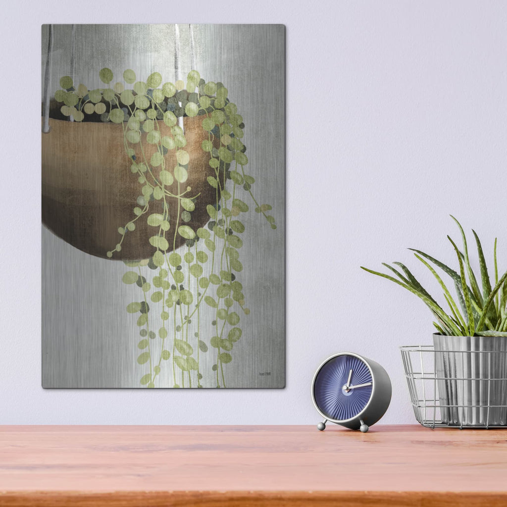 'String of Pearls II' by House Fenway – Metal Wall Art, 12x16 room view