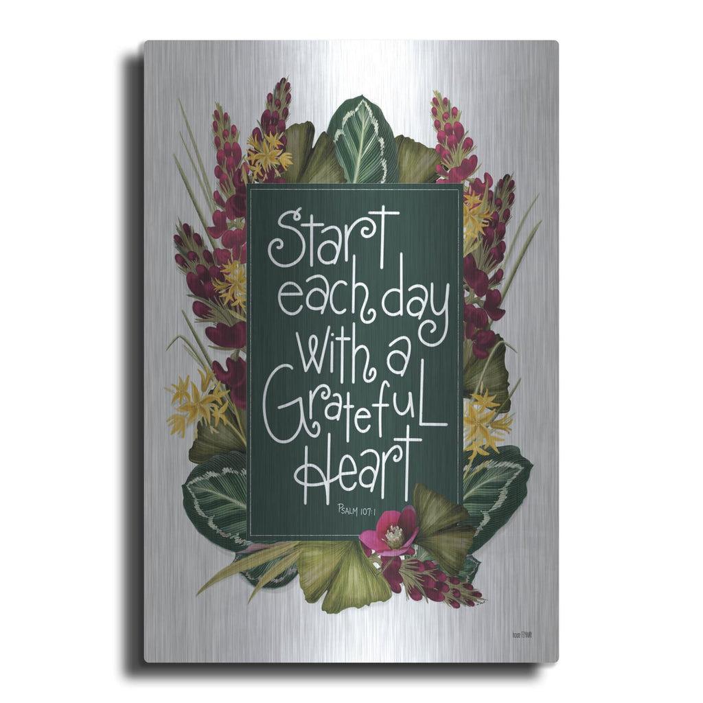'Grateful Heart' by House Fenway – Metal Wall Art