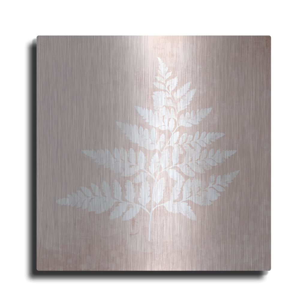 'Blush Fern I' by House Fenway – Metal Wall Art