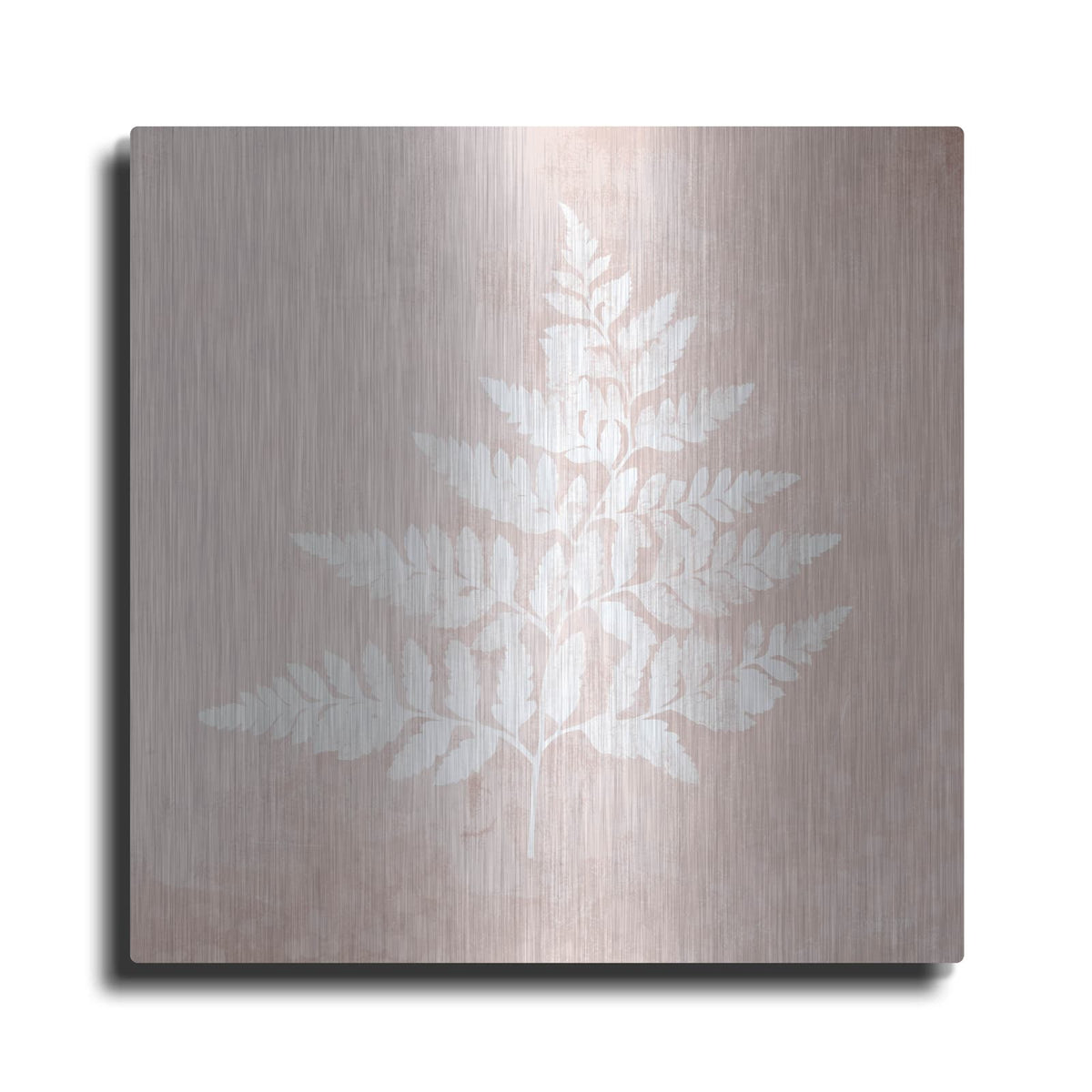 'Blush Fern I' by House Fenway – Metal Wall Art