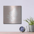 'Blush Fern II' by House Fenway – Metal Wall Art, 12x12 room view