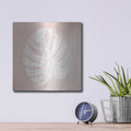 'Blush Fern III' by House Fenway – Metal Wall Art, 12x12 room view