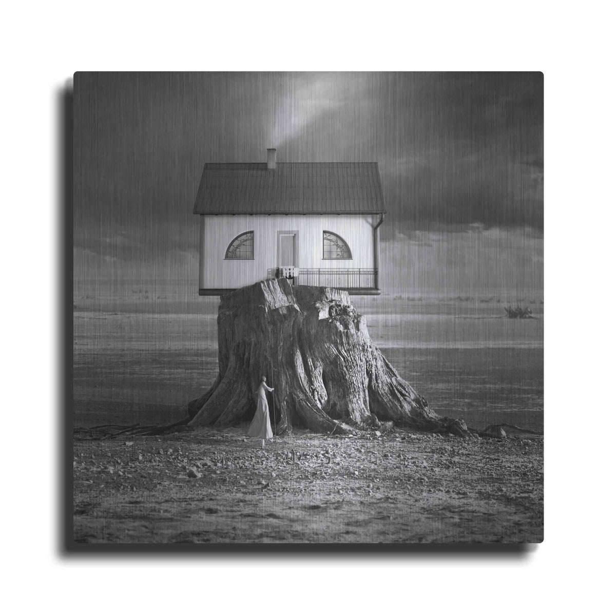'House' by Dariusz Klimczak – Metal Wall Art