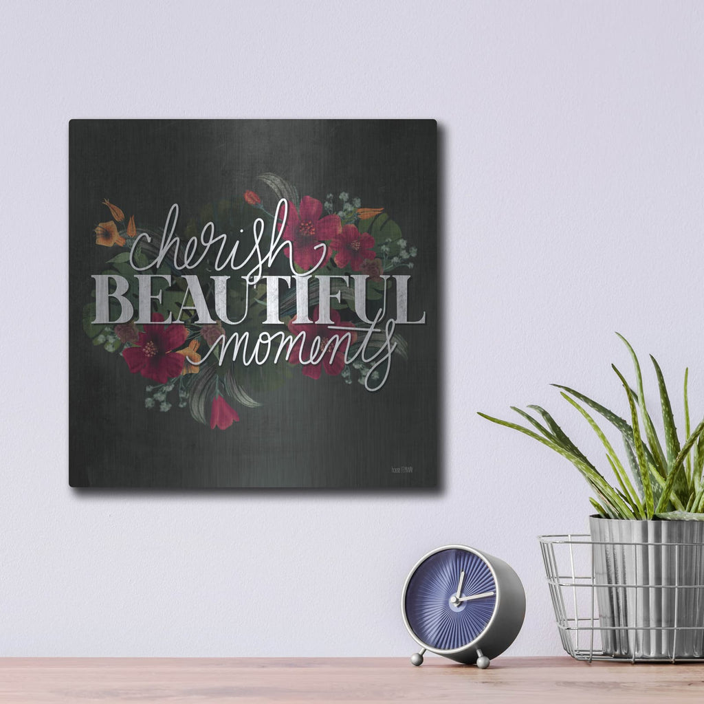 'Cherish Moments' by House Fenway – Metal Wall Art, 12x12 room view