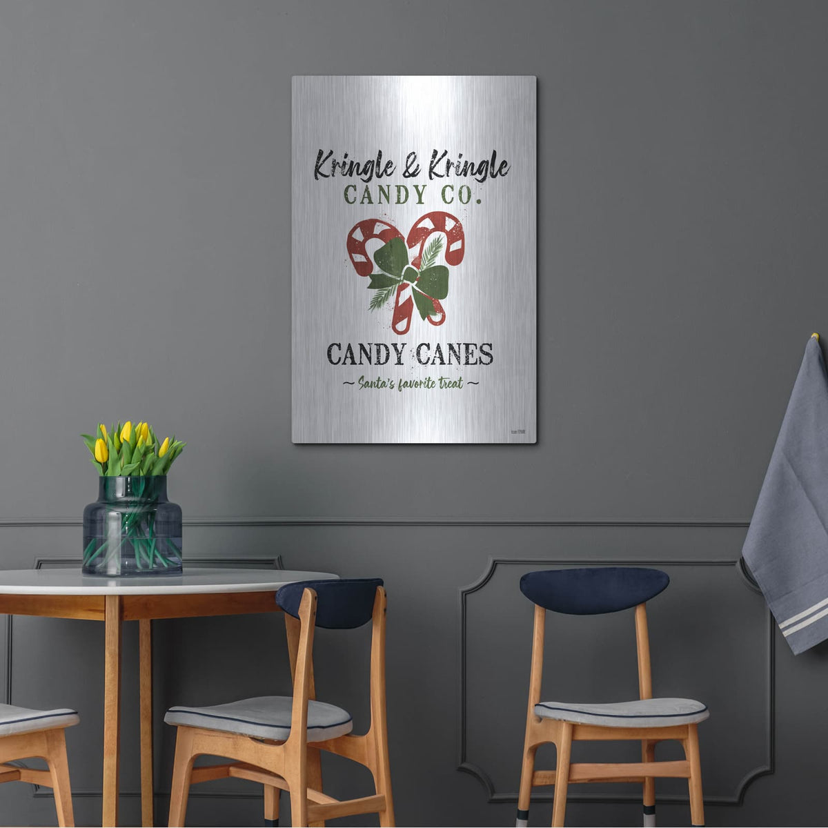 'Kris Candy Co' by House Fenway – Metal Wall Art, 24x36 room view