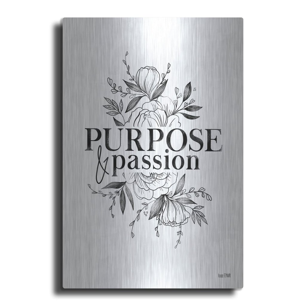 'Purpose & Passion' by House Fenway – Metal Wall Art