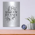 'Trust the Journey' by House Fenway – Metal Wall Art, 12x16 room view