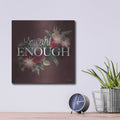 'You Are Enough II' by House Fenway – Metal Wall Art, 12x12 room view