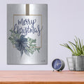 'Merry Christmas Mistletoe I' by House Fenway – Metal Wall Art, 12x16 room view