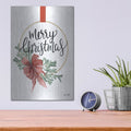 'Merry Christmas Mistletoe II' by House Fenway – Metal Wall Art, 12x16 room view