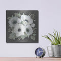 'Anemone Square I' by House Fenway – Metal Wall Art, 12x12 room view