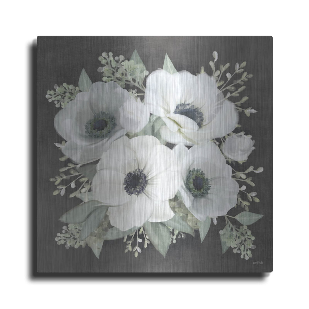 'Anemone Square I' by House Fenway – Metal Wall Art