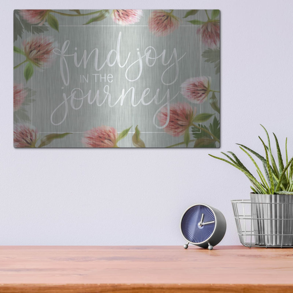 'Joy in the Journey' by House Fenway – Metal Wall Art, 16x12 room view