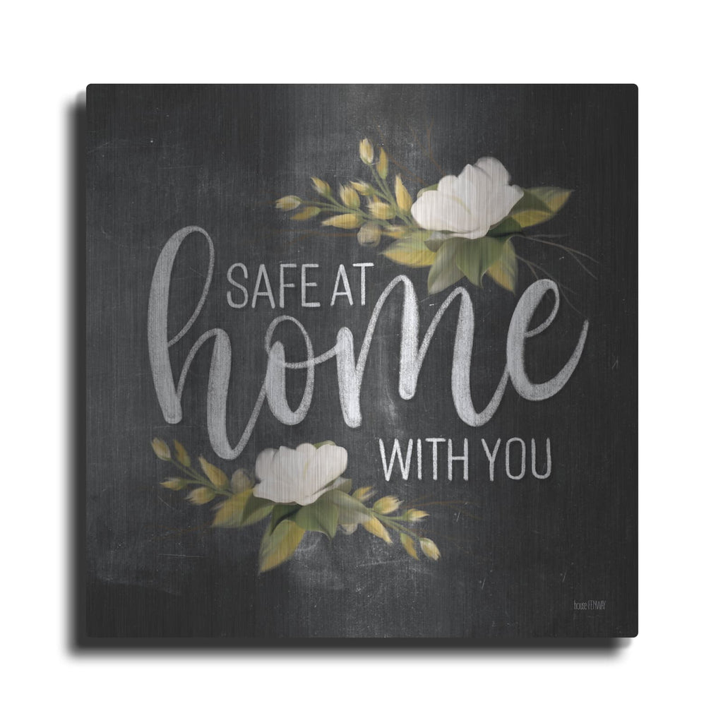 'Safe at Home with You' by House Fenway – Metal Wall Art