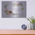'Stronger Than You Know' by House Fenway – Metal Wall Art, 16x12 room view