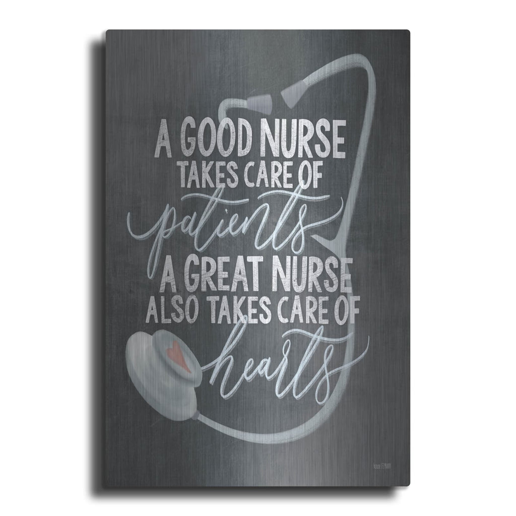 'A Nurse's Heart' by House Fenway – Metal Wall Art